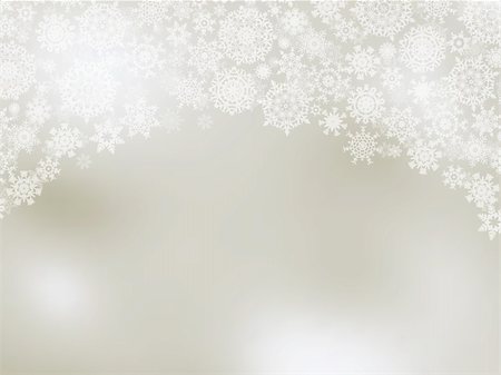 simsearch:400-08407579,k - Elegant christmas background with snowflakes. EPS 8 vector file included Photographie de stock - Aubaine LD & Abonnement, Code: 400-04762106