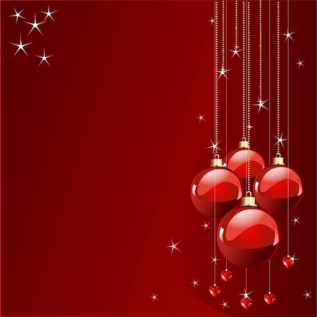 simsearch:400-05752762,k - Red colors Christmas and New Year's place card Foto de stock - Super Valor sin royalties y Suscripción, Código: 400-04762693