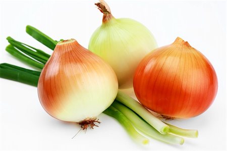 Onion on a white background Fotografie stock - Microstock e Abbonamento, Codice: 400-04763051
