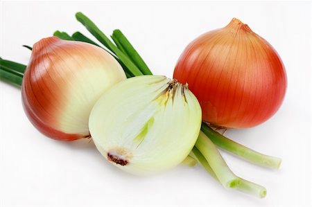 Onion on a white background Fotografie stock - Microstock e Abbonamento, Codice: 400-04763052