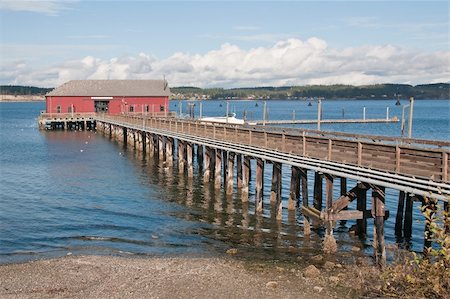 puget sound - This shot of the Coupeville Pier was taken on Whidbey Island, Washington Stock Photo - Budget Royalty-Free & Subscription, Code: 400-04763065