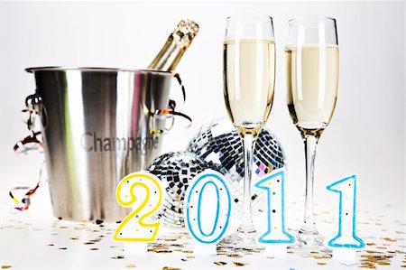 Happy New Year collection Stock Photo - Budget Royalty-Free & Subscription, Code: 400-04763287