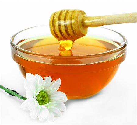 Honey bee on a white background Fotografie stock - Microstock e Abbonamento, Codice: 400-04763355