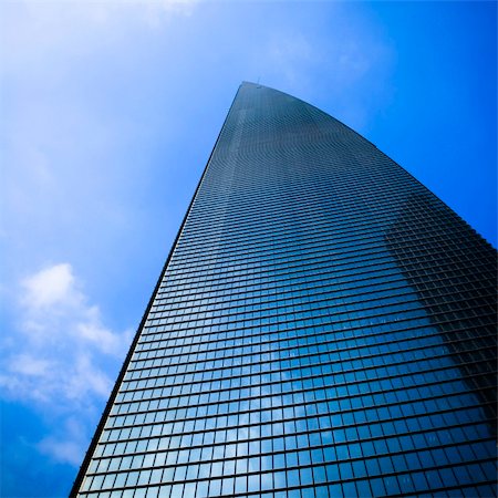 simsearch:400-04876196,k - Shanghai World Financial Center (SWFC).At 480 meters, the Shanghai World Financial Center is the second tallest building in the world (2009) Stock Photo - Budget Royalty-Free & Subscription, Code: 400-04763373