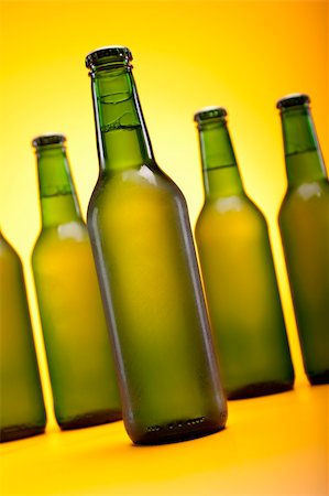 Perfectly chilled beer, in ideal color, just for your table! Studio shots Stock Photo - Budget Royalty-Free & Subscription, Code: 400-04763534