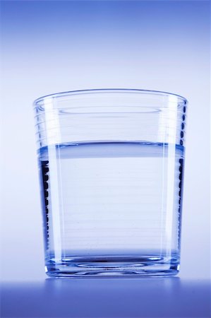 simsearch:400-04575721,k - Fresh water drink on blue background Stock Photo - Budget Royalty-Free & Subscription, Code: 400-04763589