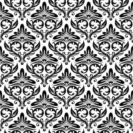 palll (artist) - vector seamless ornament wallpaper Stockbilder - Microstock & Abonnement, Bildnummer: 400-04763659