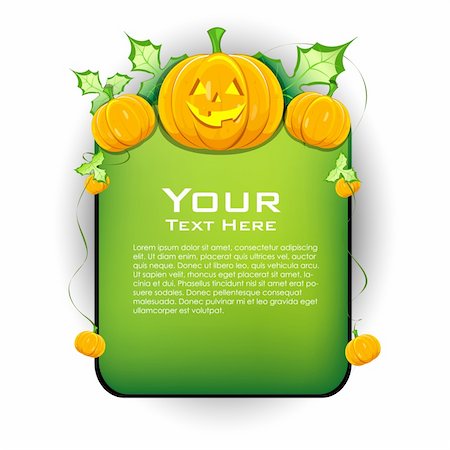 simsearch:400-07103646,k - illustration of halloween template with sample text Stock Photo - Budget Royalty-Free & Subscription, Code: 400-04763810