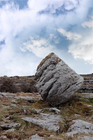 simsearch:400-04066912,k - boulder in rocky landscape of the burren in county clare ireland Stock Photo - Budget Royalty-Free & Subscription, Code: 400-04774199