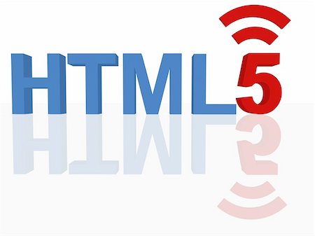 HTML 5 Concept Photographie de stock - Aubaine LD & Abonnement, Code: 400-04774611