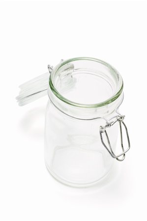 simsearch:400-05288858,k - Glass Jar on White Background Stock Photo - Budget Royalty-Free & Subscription, Code: 400-04774741