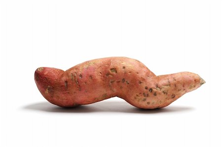 simsearch:400-05369871,k - Sweet Potato on Isolated White Background Stock Photo - Budget Royalty-Free & Subscription, Code: 400-04774979