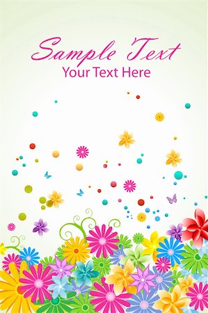 simsearch:400-04268949,k - illustration of floral vector background on white background Stock Photo - Budget Royalty-Free & Subscription, Code: 400-04775006