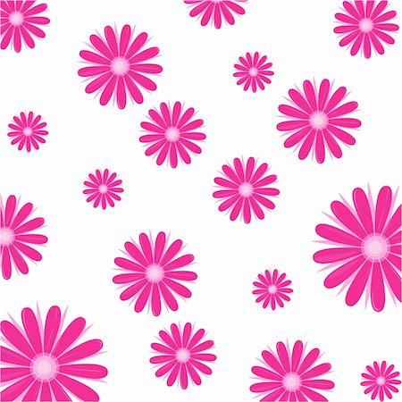 simsearch:400-05287557,k - illustration of retro floral background on white background Stock Photo - Budget Royalty-Free & Subscription, Code: 400-04775062