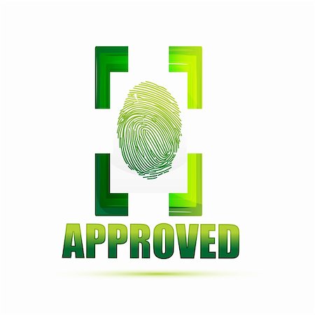 simsearch:400-08031960,k - illustration of approved sign with thumb on isolated background Stock Photo - Budget Royalty-Free & Subscription, Code: 400-04775075