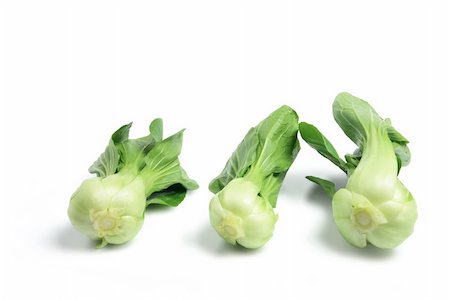 simsearch:400-05744473,k - Bok Choy on White Background Stock Photo - Budget Royalty-Free & Subscription, Code: 400-04775088
