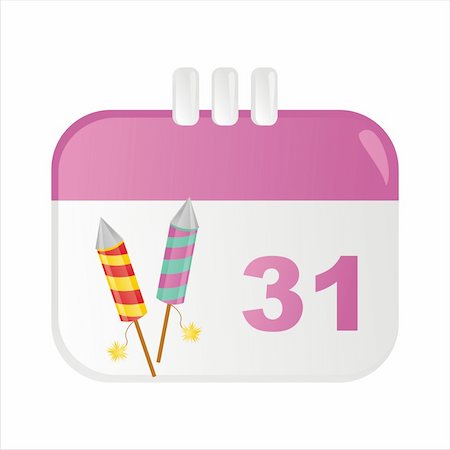 simsearch:400-05725983,k - new year calendar icon Stock Photo - Budget Royalty-Free & Subscription, Code: 400-04775596