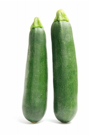 simsearch:400-05369444,k - Zucchini on Isolated White Background Stock Photo - Budget Royalty-Free & Subscription, Code: 400-04775904