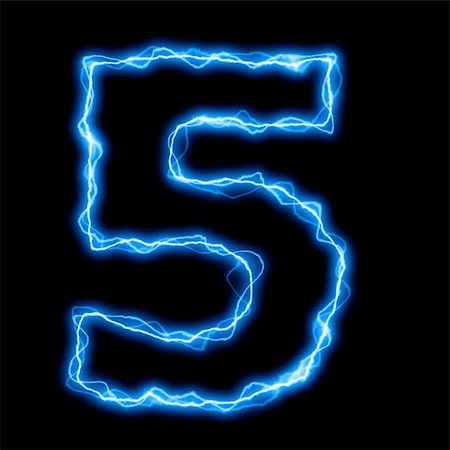 electric lightning or flash font with blue letters on black Stock Photo - Budget Royalty-Free & Subscription, Code: 400-04775934