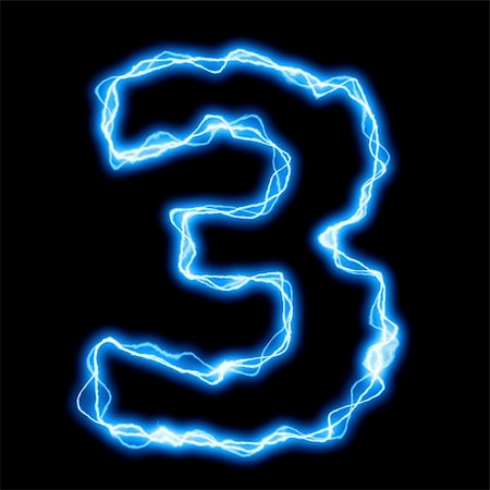 electric lightning or flash font with blue letters on black Stock Photo - Budget Royalty-Free & Subscription, Code: 400-04775932