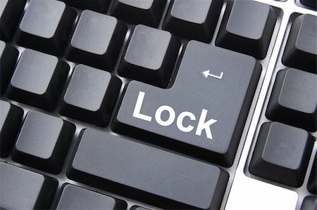 simsearch:400-08729802,k - security for your computer data with lock button Stock Photo - Budget Royalty-Free & Subscription, Code: 400-04775995