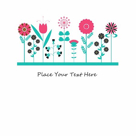 simsearch:400-07033905,k - Colourful Spring flowers background. Vector illustration Photographie de stock - Aubaine LD & Abonnement, Code: 400-04776221