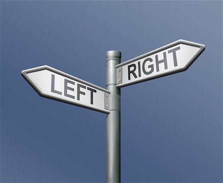 simsearch:400-04776651,k - left right road sign equal choice Stock Photo - Budget Royalty-Free & Subscription, Code: 400-04776649