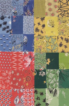 handmade quilt pattern Stock Photo - Budget Royalty-Free & Subscription, Code: 400-04776741