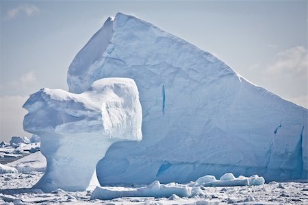 simsearch:400-05273393,k - Antarctic iceberg in the snow Foto de stock - Royalty-Free Super Valor e Assinatura, Número: 400-04777019