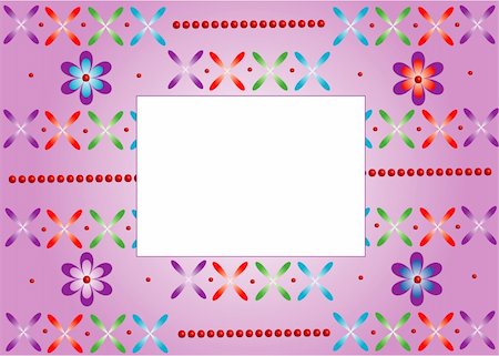 ellion (artist) - postcard with frame for your text,vector Stockbilder - Microstock & Abonnement, Bildnummer: 400-04777094