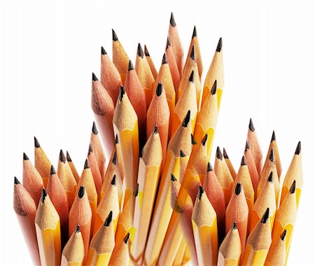 simsearch:400-05289294,k - Close Up of Bundles of Pencils Photographie de stock - Aubaine LD & Abonnement, Code: 400-04777216