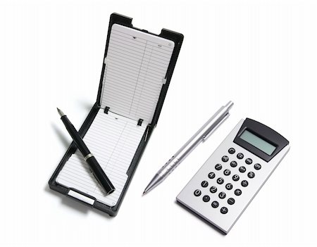 simsearch:400-04777294,k - Phone Index Organizer and Calculator on White Background Stock Photo - Budget Royalty-Free & Subscription, Code: 400-04777230