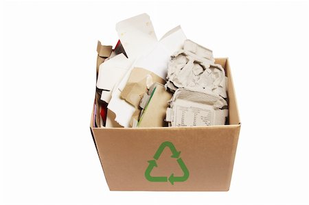 simsearch:400-04775658,k - Paper Products for Recycle on White Background Photographie de stock - Aubaine LD & Abonnement, Code: 400-04777471