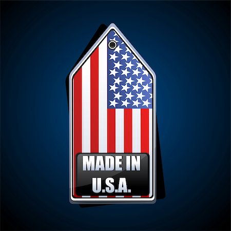 star background banners - illustration of made in usa tag Stock Photo - Budget Royalty-Free & Subscription, Code: 400-04777995