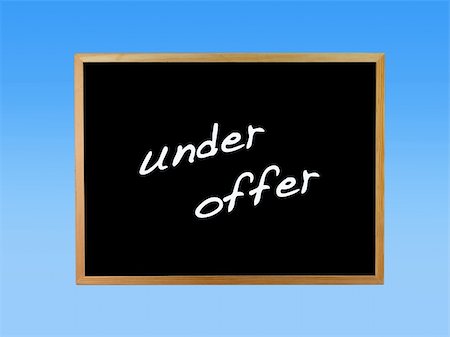 simsearch:400-06178203,k - A blackboard isolated against a blue background Stockbilder - Microstock & Abonnement, Bildnummer: 400-04778058