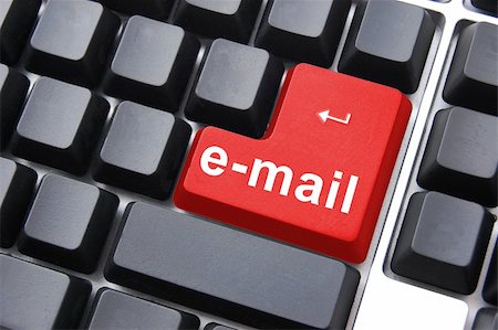 e mail text on a keyboard showing internet concept Stock Photo - Budget Royalty-Free & Subscription, Code: 400-04778344