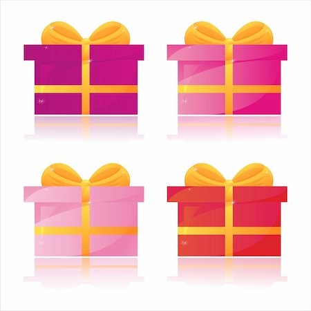 simsearch:400-05725983,k - set of 4 st. valentine's day presents Stock Photo - Budget Royalty-Free & Subscription, Code: 400-04779668