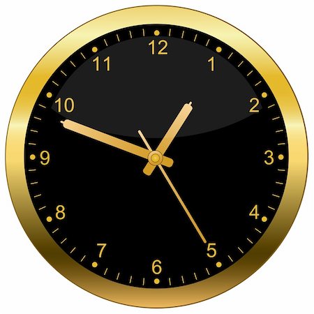 simsearch:400-04690033,k - vector illustration of a clock Stock Photo - Budget Royalty-Free & Subscription, Code: 400-04779818