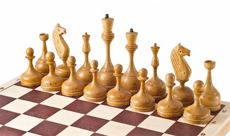 simsearch:400-04811369,k - Two chess pieces isolated on a white background Stock Photo - Budget Royalty-Free & Subscription, Code: 400-04779927