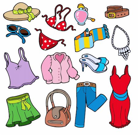 simsearch:400-04598569,k - Woman apparel collection - vector illustration. Stock Photo - Budget Royalty-Free & Subscription, Code: 400-04770204