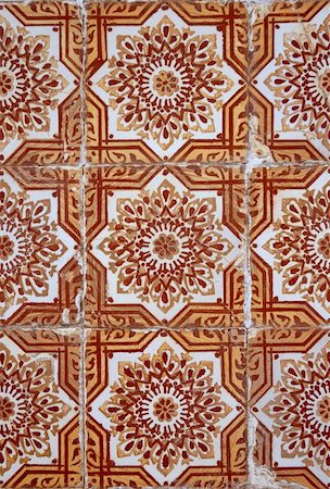 simsearch:400-08962382,k - Detail of Portuguese glazed tiles. Stock Photo - Budget Royalty-Free & Subscription, Code: 400-04771452