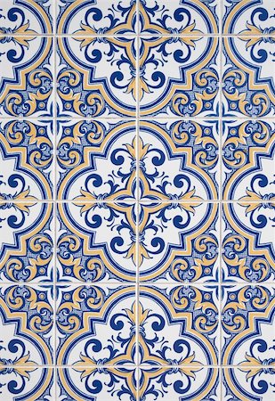 simsearch:400-08962382,k - Detail of Portuguese glazed tiles. Stock Photo - Budget Royalty-Free & Subscription, Code: 400-04771453