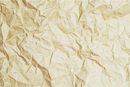 sheet of paper wrinkled - crumpled recycle paper texture background Stock Photo - Budget Royalty-Free & Subscription, Code: 400-04771582