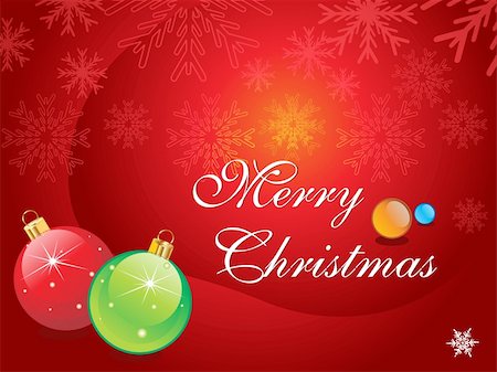abstract christmas background vector illustration Stock Photo - Budget Royalty-Free & Subscription, Code: 400-04771615