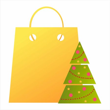 simsearch:400-05743697,k - christmas shopping bag Stock Photo - Budget Royalty-Free & Subscription, Code: 400-04771837