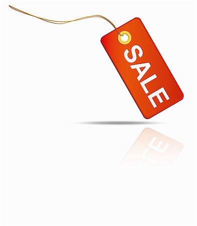 An image of a red sale tag Stock Photo - Budget Royalty-Free & Subscription, Code: 400-04771948