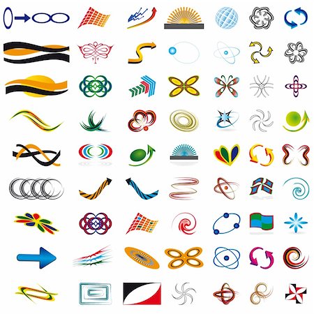 pictogram lines - Large set of symbols for the business. Vector illustration. Vector art in Adobe illustrator EPS format, compressed in a zip file. The different graphics are all on separate layers so they can easily be moved or edited individually. The document can be scaled to any size without loss of quality. Foto de stock - Super Valor sin royalties y Suscripción, Código: 400-04772299