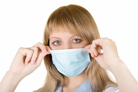 simsearch:400-04129952,k - Closeup of a doctor wearing a protection mask Stockbilder - Microstock & Abonnement, Bildnummer: 400-04772427