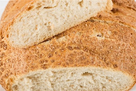 simsearch:400-04497847,k - Brown tasty bread isolated on a white background Stockbilder - Microstock & Abonnement, Bildnummer: 400-04772470