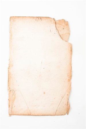simsearch:400-04734290,k - Vintage paper background from an antique book from 1739 with leather cover isolated on white Fotografie stock - Microstock e Abbonamento, Codice: 400-04772533